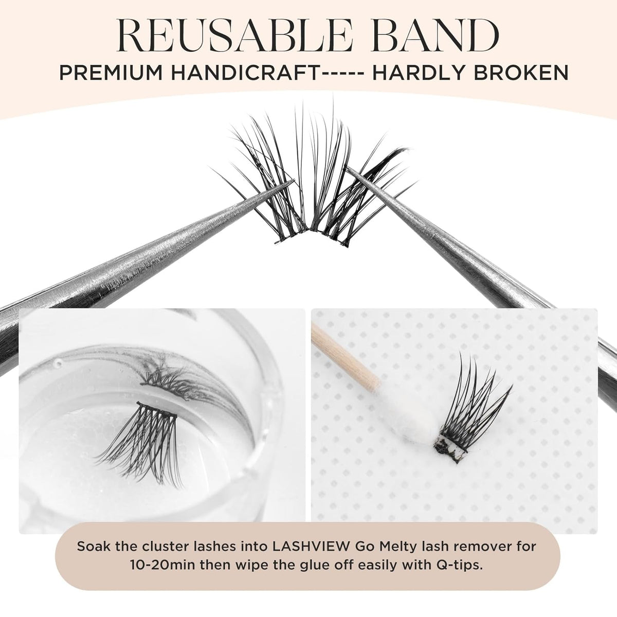 PopUp Lash Clusters, DIY Eyelash Extensions Mega Volume Individual Lashes Eyelash Clusters