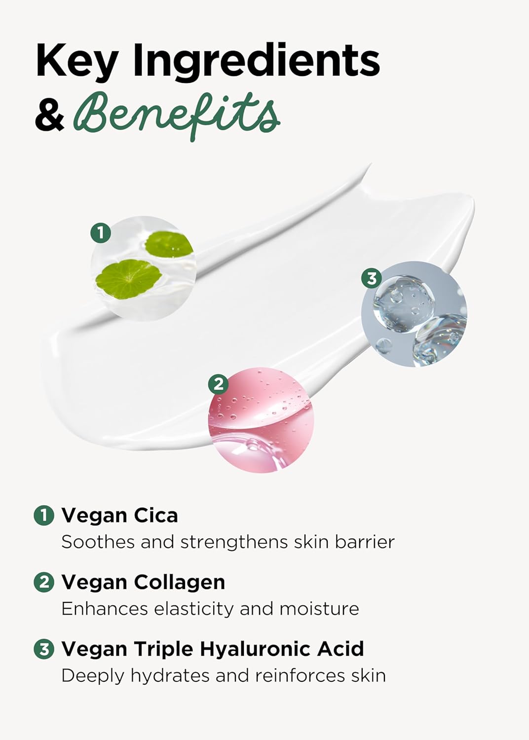 Bewants gua sha neck cream roller, korean neck cream with massage roller, rapid lift neck serum