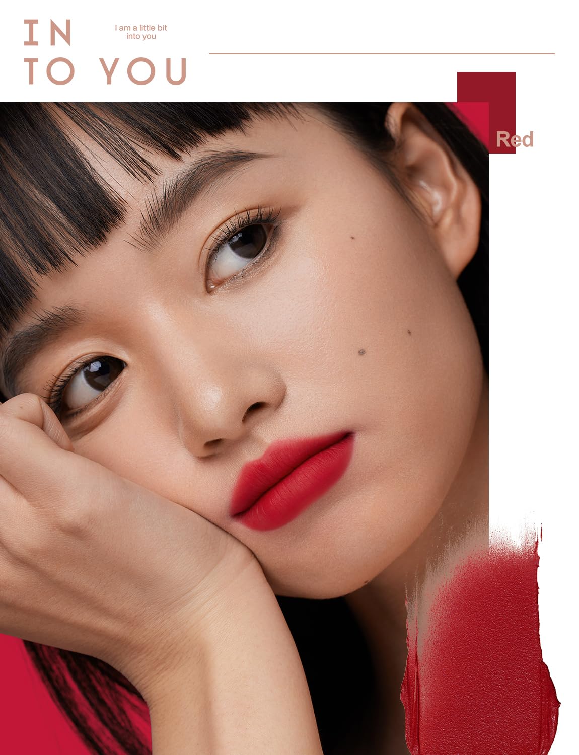 INTO YOU Matte Velvet Lip Stain Long Lasting Waterproof Lip Gloss Makeup Moisturizing Lipstick for