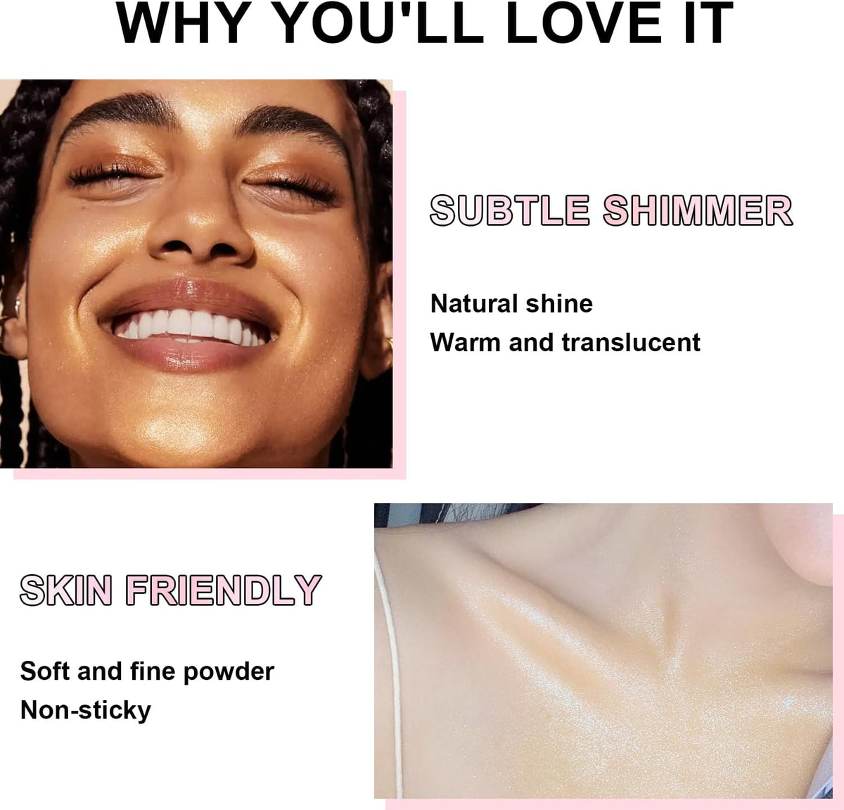 Hair and Body Glitter Spray, Holographic Glitter Highlighter Powder, Face Body Clothes Shiny