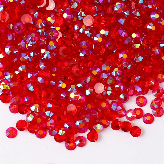 1000 Pieces SS20 5mm Flatback Rhinestones AB Clear Round Gems Crystals for Nail Art DIY Crafts