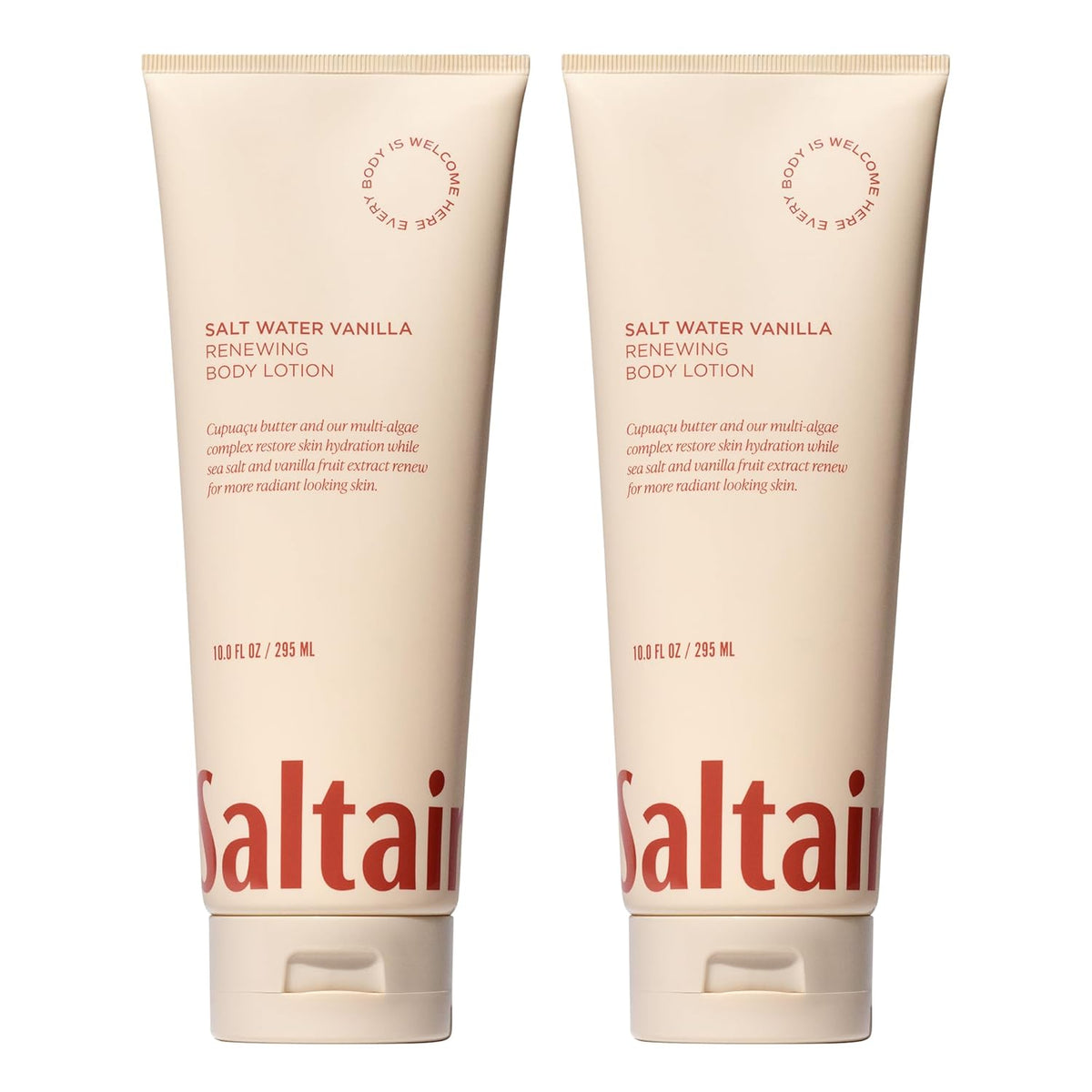 Saltair Body Lotion - 2 Pack Moisturizing Lotion For Dry Skin. Salt Water Vanilla Scented Hydrating