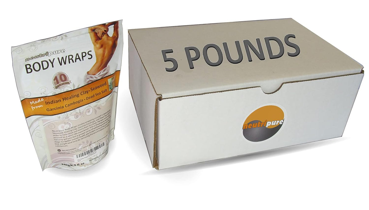 Neutripure SPA Formula Body Wrap Bulk 5 Pounds: Seaweed, Healing Clay, Garcinia Cambogia, and Dead