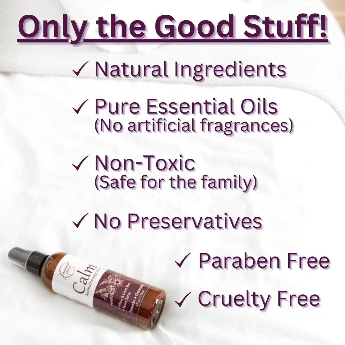 Lavender Spray Aromatherapy Mist Set of 2 – Natural Linen & Pillow Spray for Bedding, Essential Oil