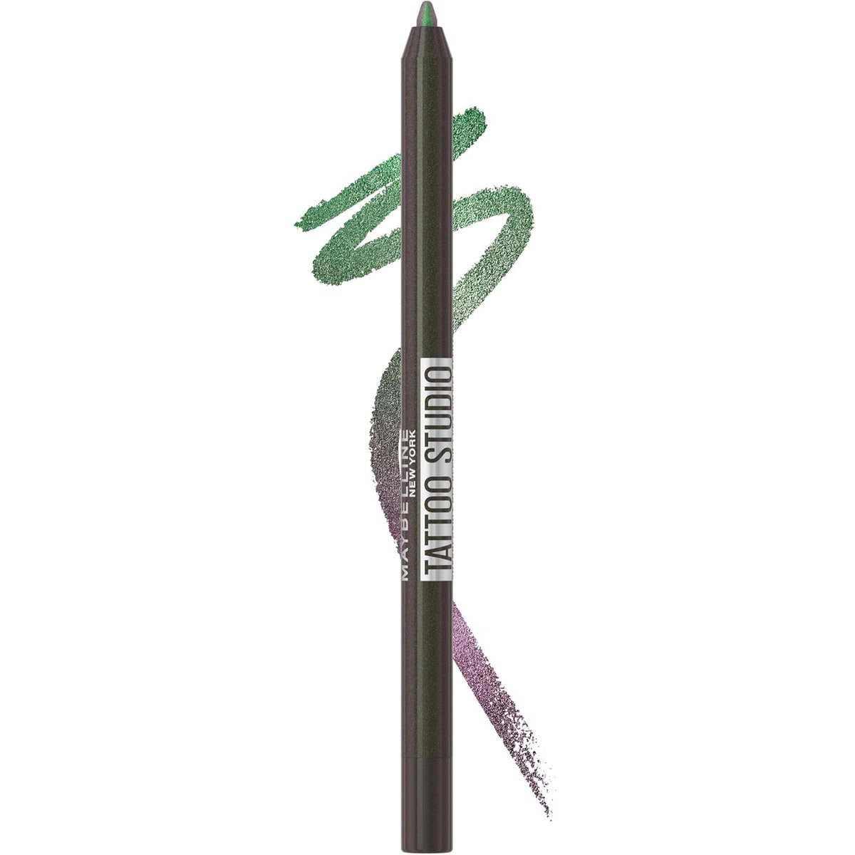 MAYBELLINE Tattoo Studio Long-Lasting Sharpenable Eyeliner Pencil, Glide on Smooth Gel Pigments
