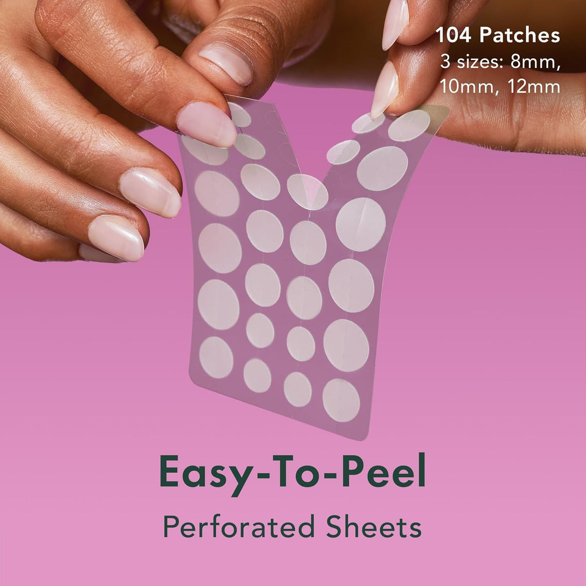 Rael Pimple Patches - Miracle Overnight Spot Cover, Thicker & Extra Adhesion, Hydrocolloid Acne