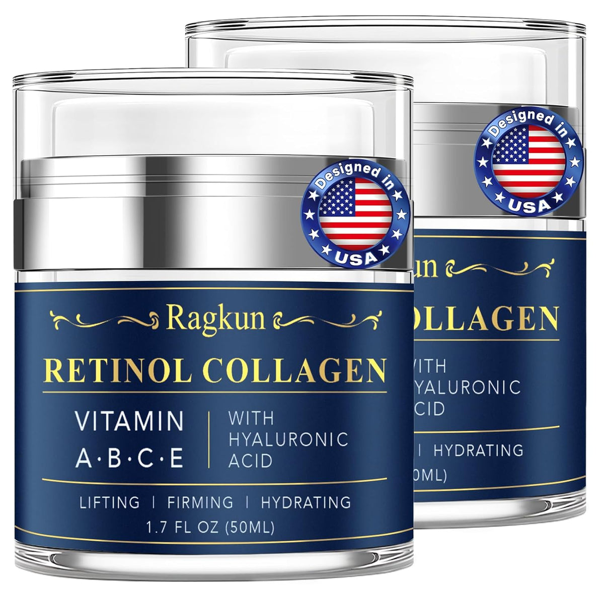Retinol Cream for Face, Collagen Neck Creams for Tightening and Firming, Anti Aging Day & Night