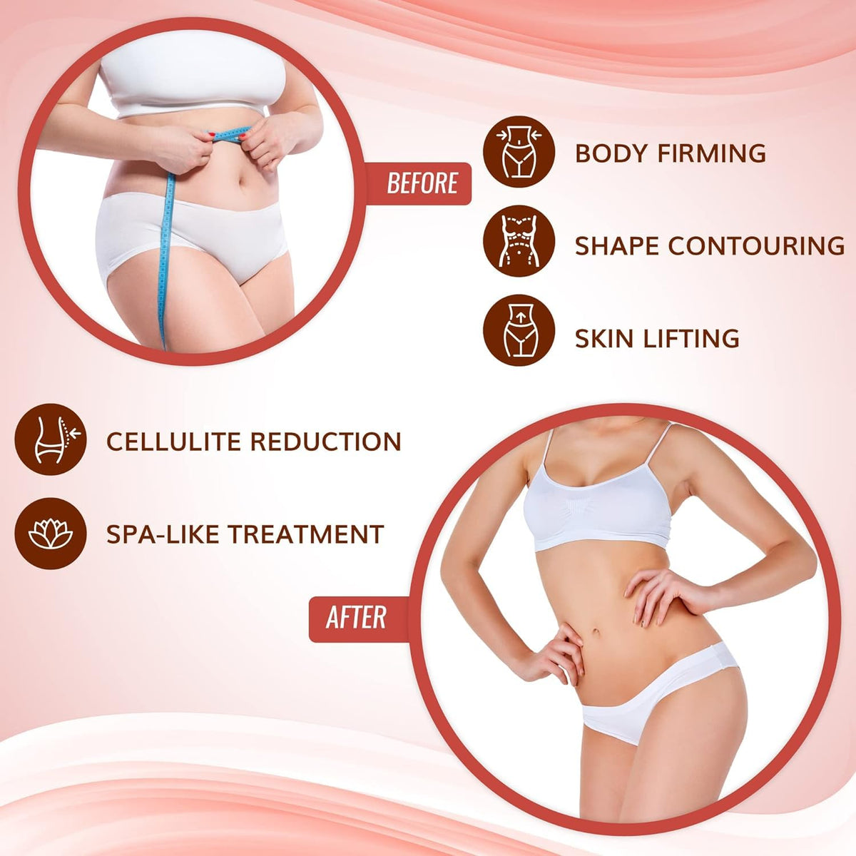 All Natural Moisturizing Body Applicator – Easy to Use Body Wrap -Anti Cellulite Solution- Firming