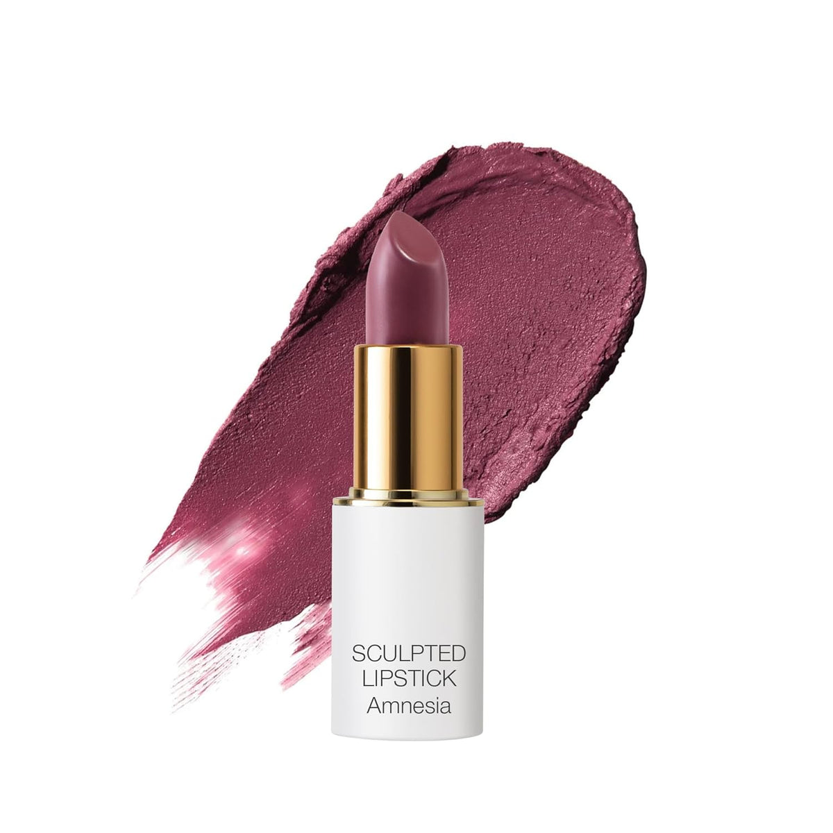Ogee Full Bloom Sculpted Lipstick (Amnesia - Blackberry Mauve) - Long Lasting Organic Lipstick with