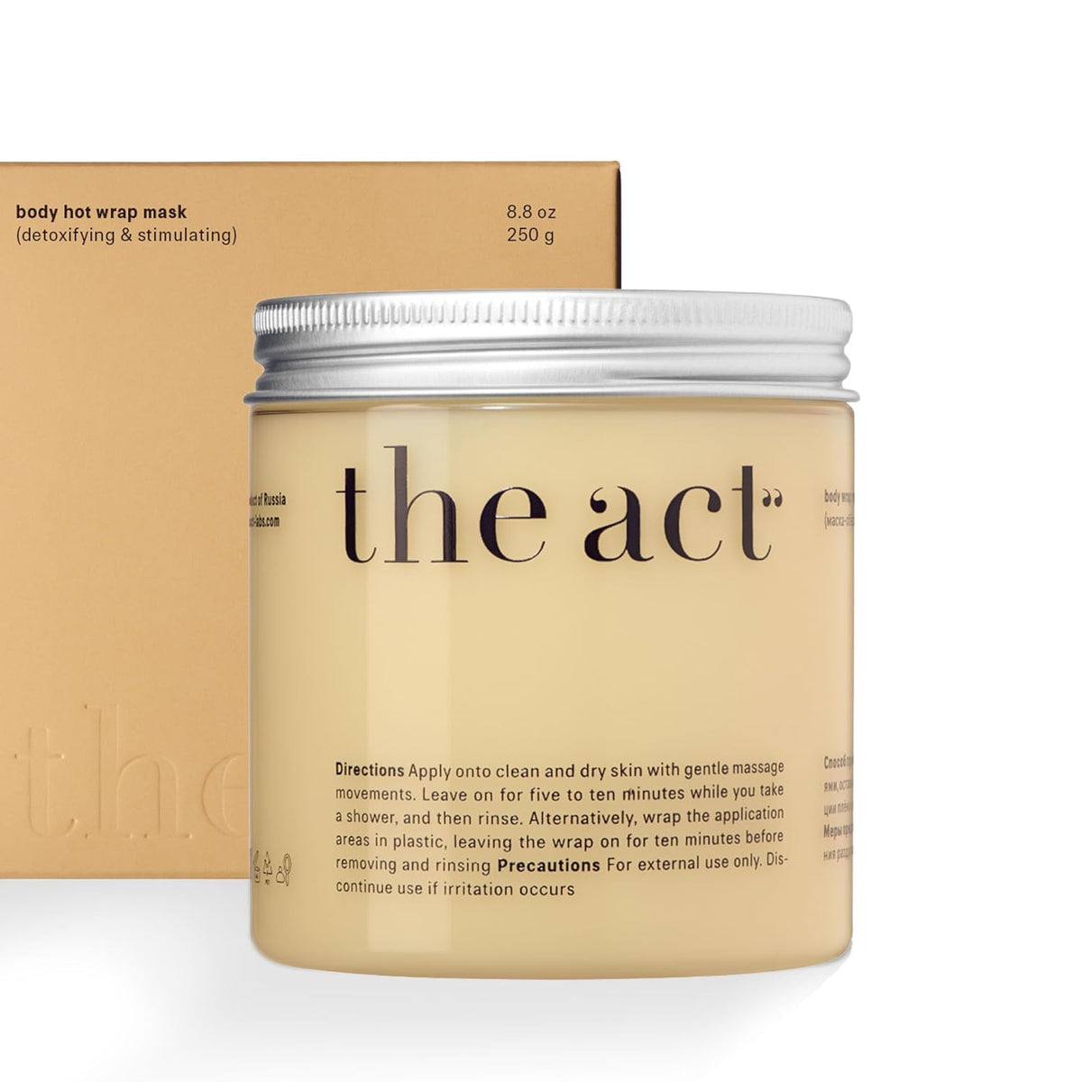 The Act Body Hot Wrap Mask - Firming and Hydrating Body Mask & Wrap for Thighs and Legs, Smooth