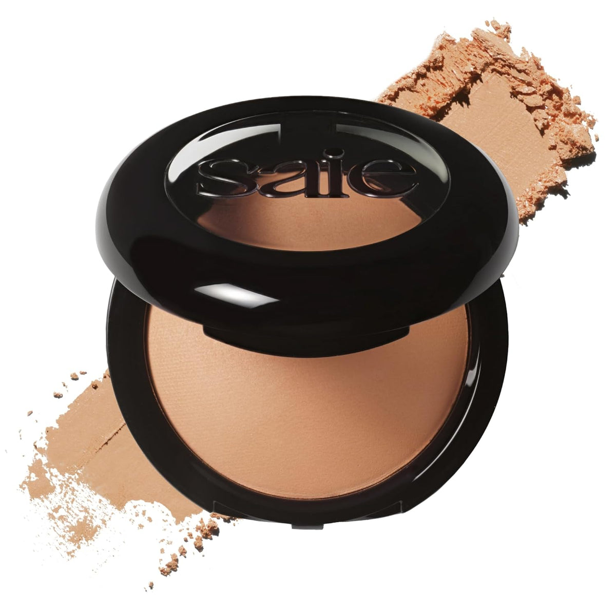 Saie Slip Tint Baked Setting Powder - Translucent Powder for Face Makeup with a Natural-Radiant