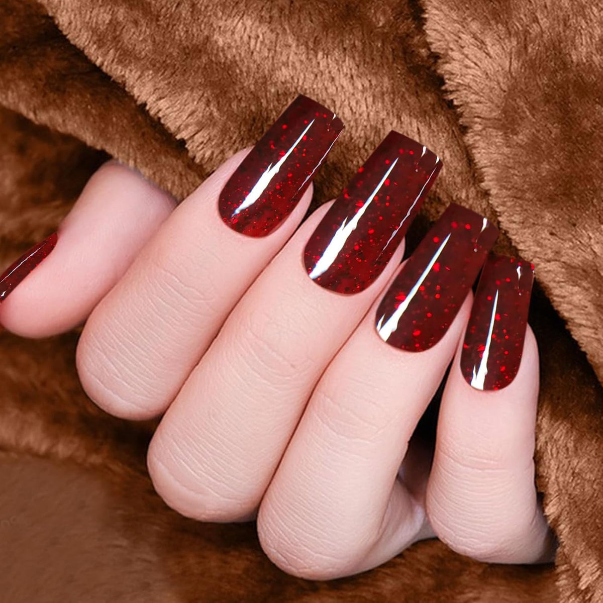 Major Dijit Quick Dry Nail Polish Rose Red Summer Nail Lacquer for Nail Art Regular Nail Polish
