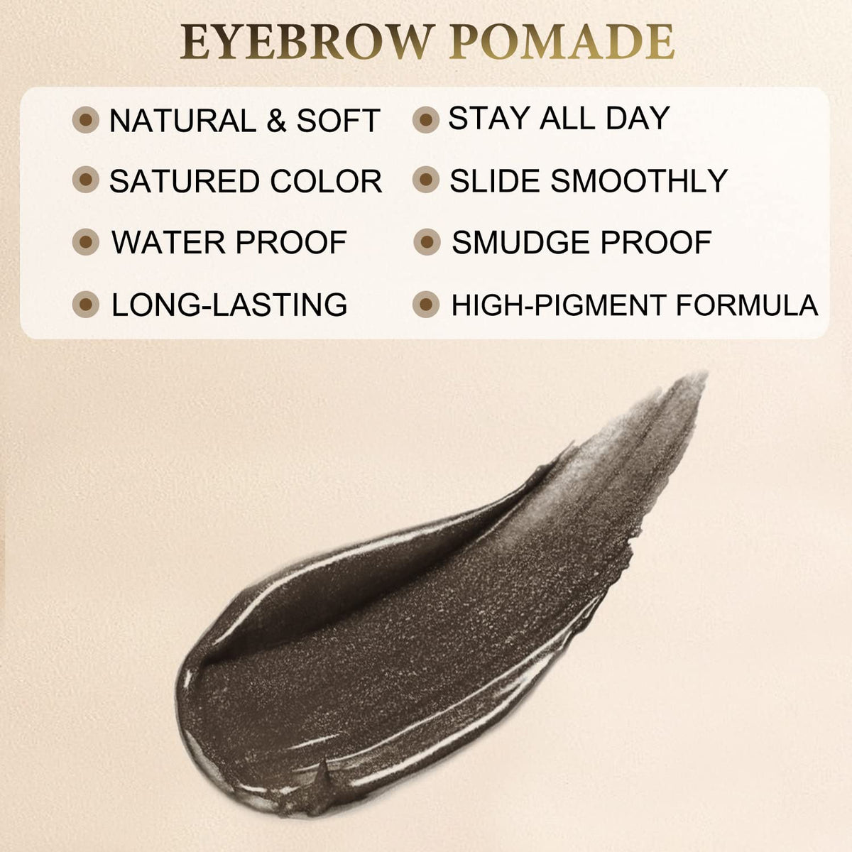 LAVONE Eyebrow Stamp Pencil Kit for Eyebrows, Makeup Brow Stamp Trio Kit with Waterproof Eyebrow