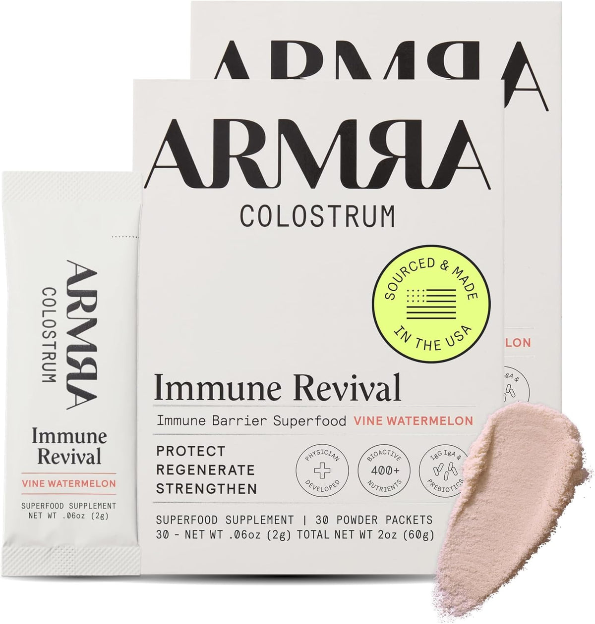 ARMRA Colostrum™ Powder | Vine Watermelon | Gut Health & Bloating | Skin & Hair | Immunity | Keto