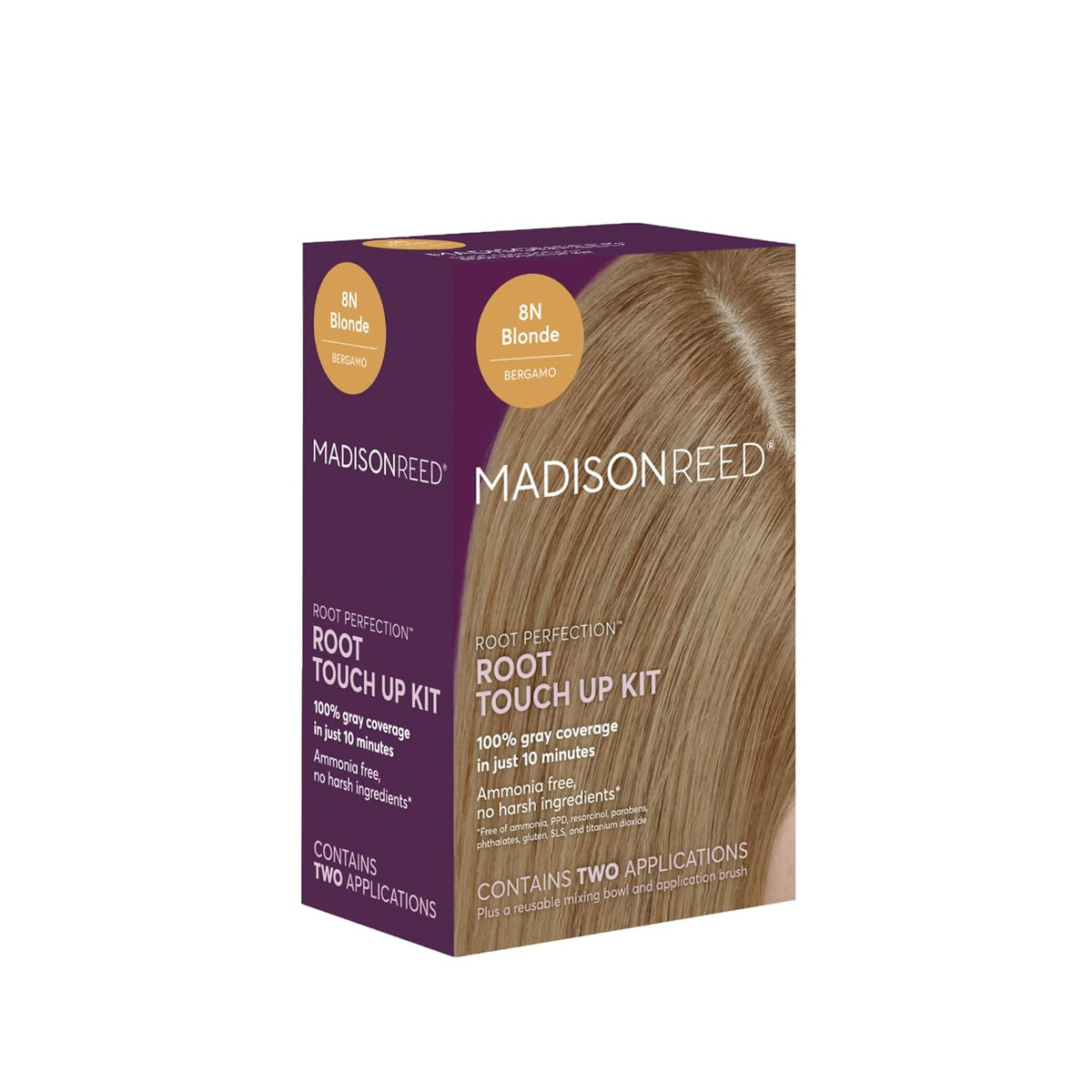 Madison Reed Root Perfection Permanent Root Touch Up, Dark Blonde 8N Bergamo, 10 Minutes for 100%