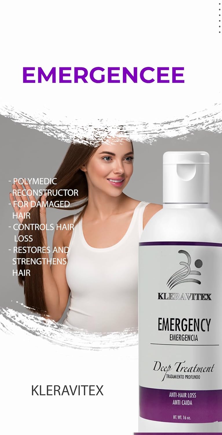 Emergencee Treatment For Hair - Polymedic Reconstructor - Perfect For Damaged and Colored Hair