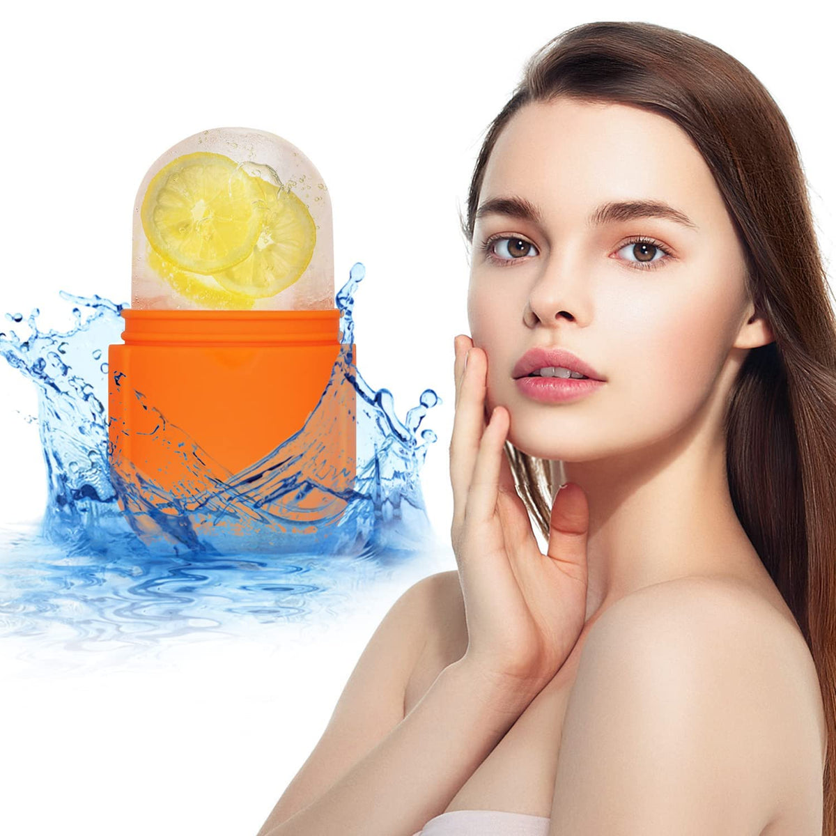 Ice Roller for Face and Eye, Upgrated Ice Face Roller Puffiness Relief Ice Roller Skin Care Tools