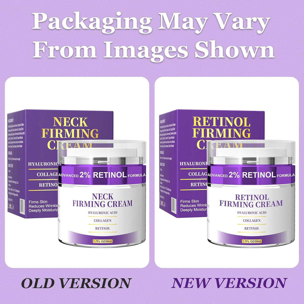 Retinol Cream for Face, Neck Creams for Tightening and Firming, Anti Aging Face Moisturizer for