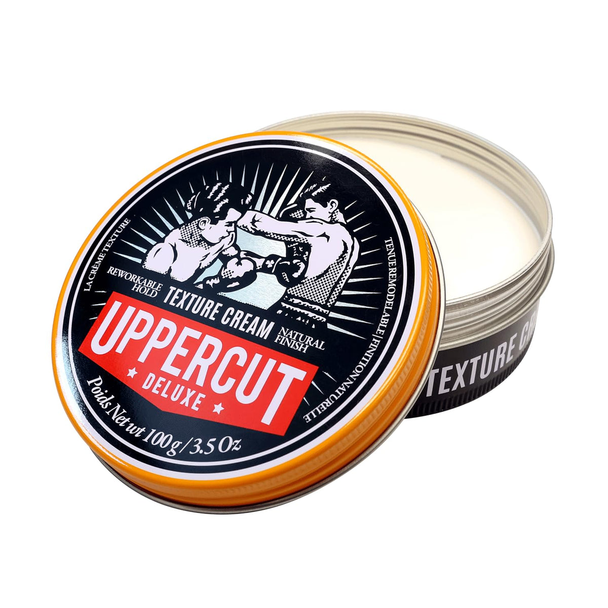 UPPERCUT DELUXE Texture Cream –Flexible, Reworkable Styling Cream for Men – Natural Matte Finish