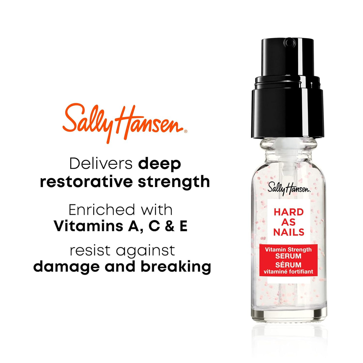 Sally Hansen Hard As Nails®, Vitamin Strength Serum™, Moisturizing Treatment, Nail Strengthener