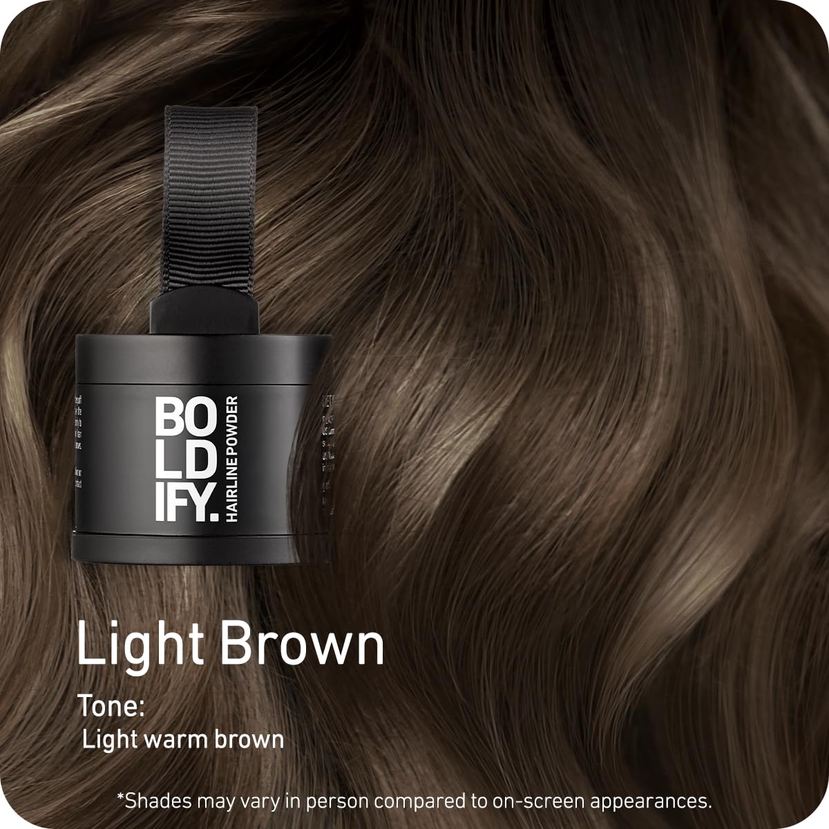 BOLDIFY Hairline Powder - Root Touch Up Hair Color for Gray Coverage - Bald Spot Concealing Hair