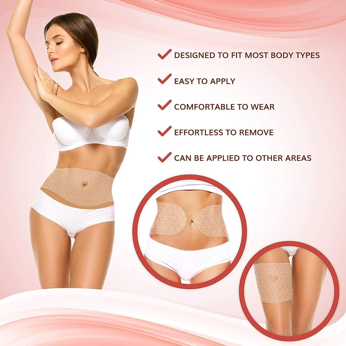 All Natural Moisturizing Body Applicator – Easy to Use Body Wrap -Anti Cellulite Solution- Firming