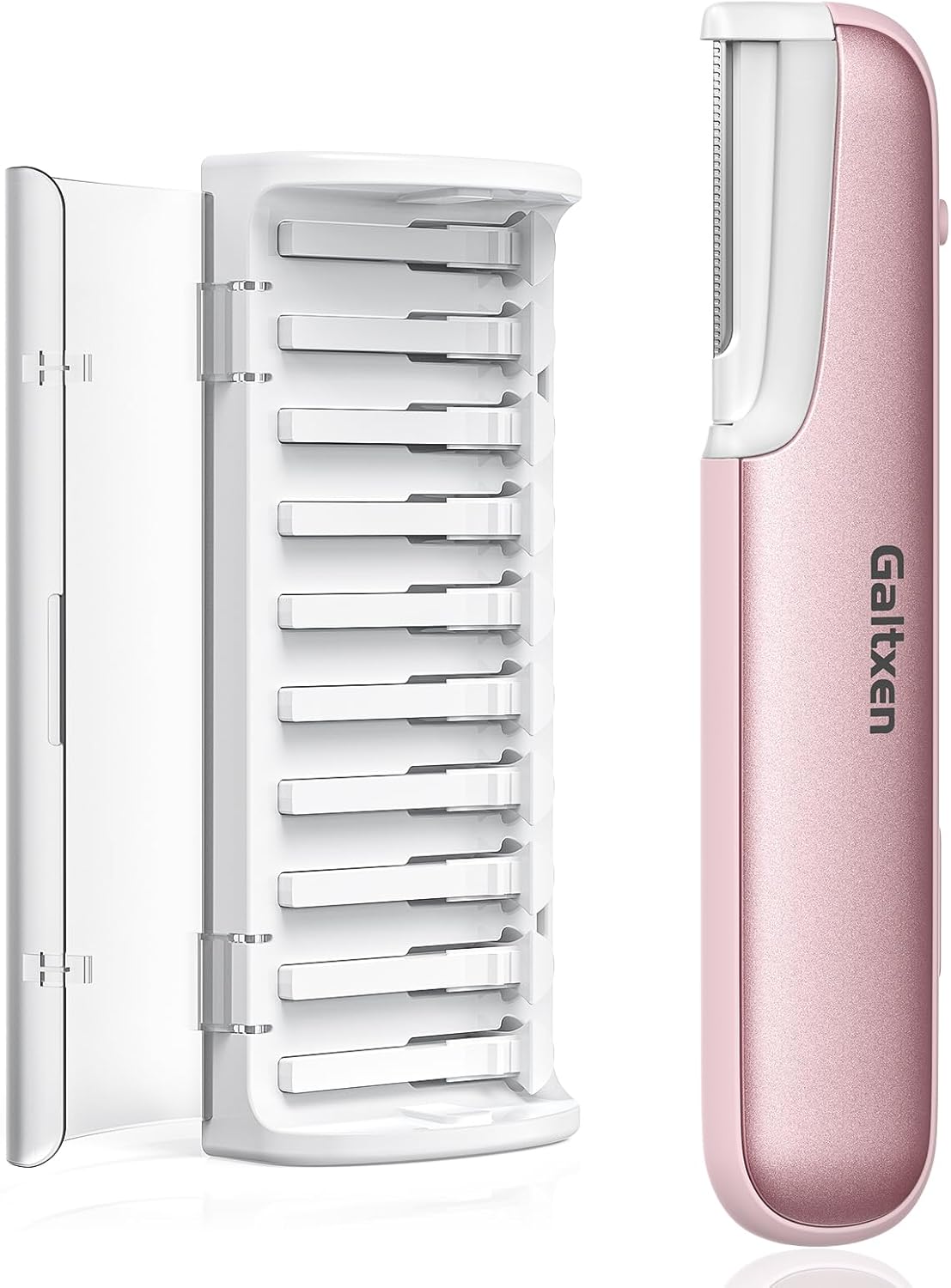 Dermaplaning Tool for Women Pink - Facial Exfoliation & Peach Fuzz Hair Removal with Rechargeable