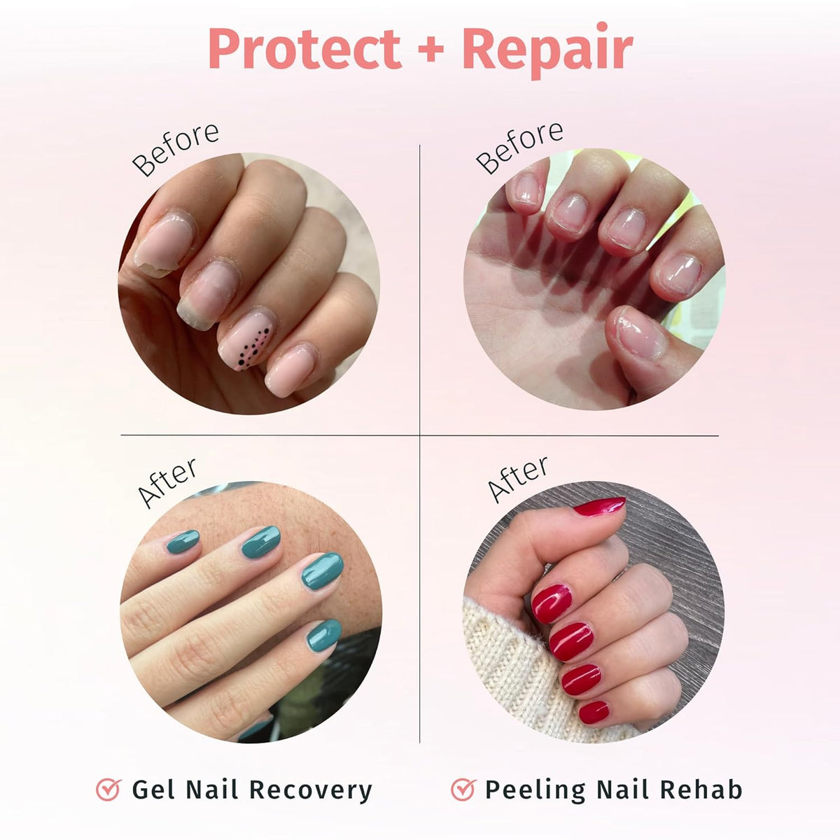 duri Rejuvacote 1 Original Maximum Strength Nail Growth System Base, Top Coat - Nails Hardening