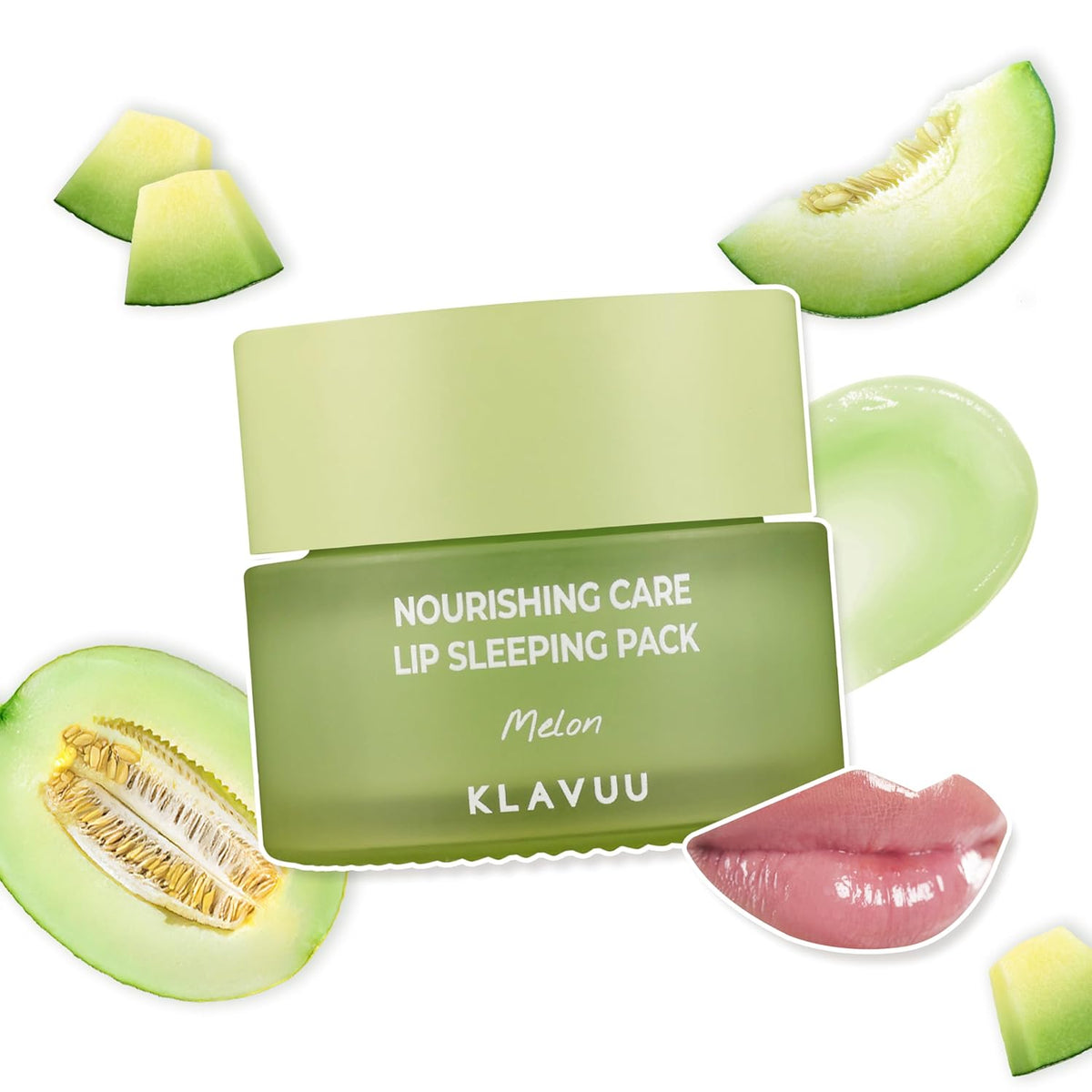 Klavuu Lip Mask Sleeping Pack (0.7oz) – Overnight Deep Hydrating Korean Lip Balm Treatment for Very