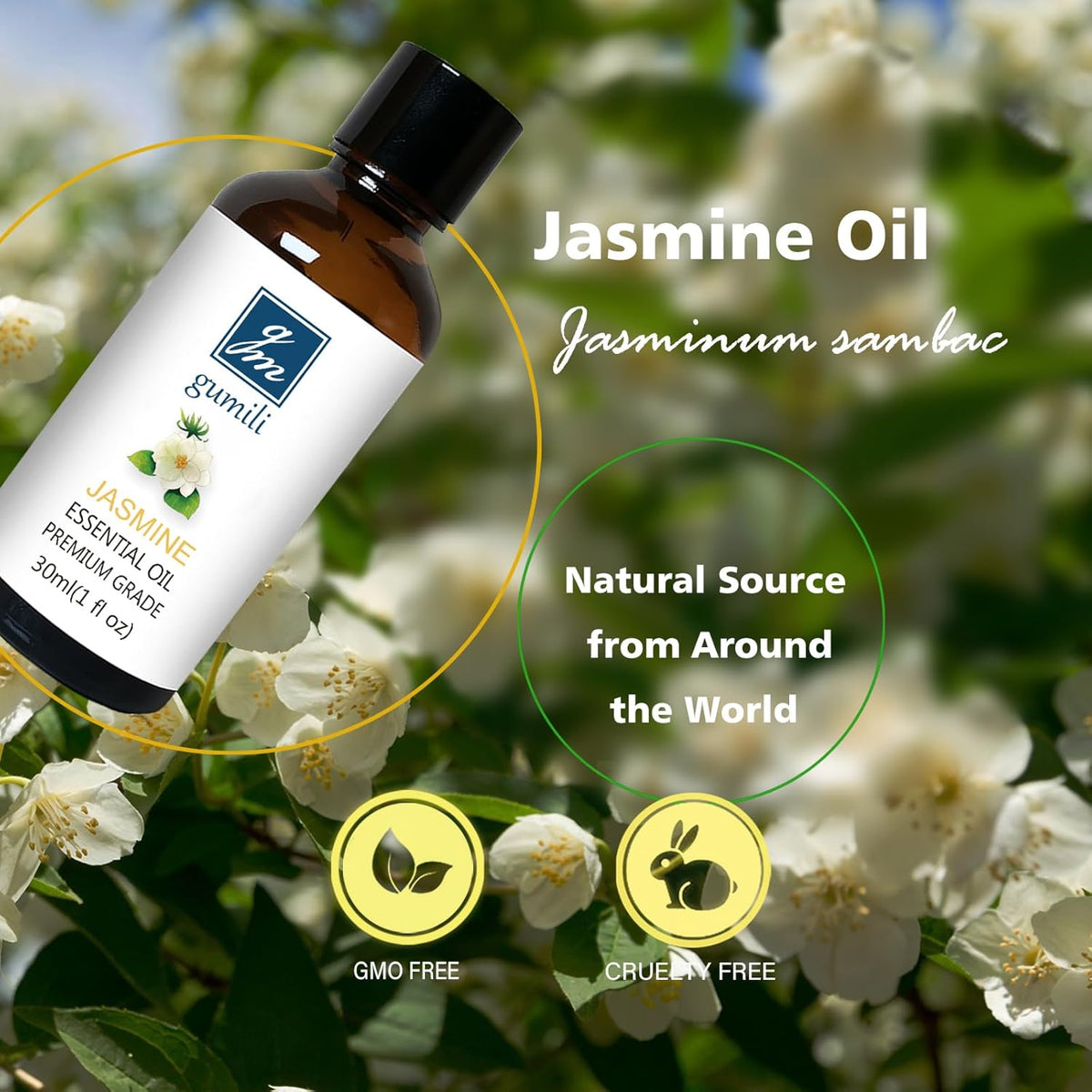 Rose Essential Oil and Jasemine Essential Oil, Floral Scent Oils Home Fragrance Oils for Diffuser