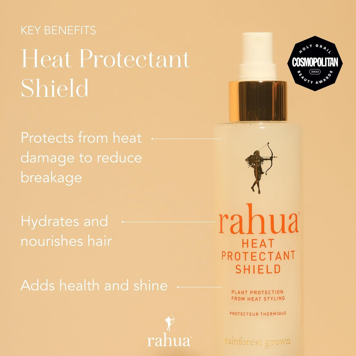 Rahua Heat Protection Spray for Hair, 6.5 Fl. Oz, Multi Formulated Heat Shield Hair Spray Helps