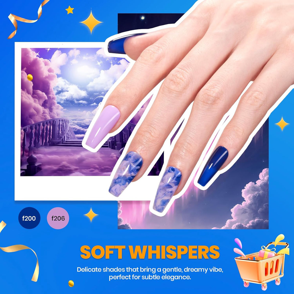 Beetles Gel Nail Polish Kit with UV Light - 31Pcs Nail Polish Set Popular Color Gel with Base and