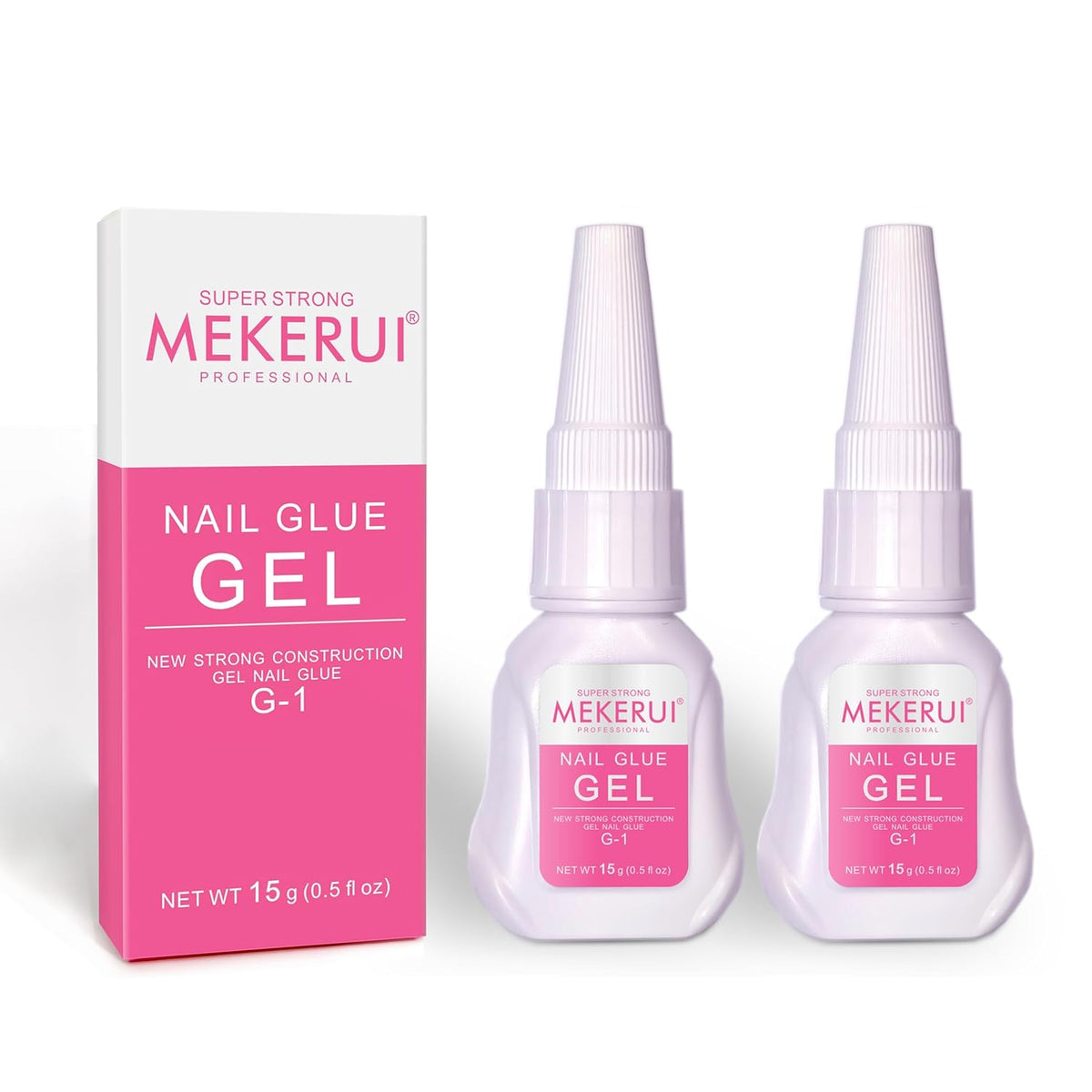 Mekerui's Super Strong Nail Glue is Perfect for Press - on Nails. drip - Proof and Clog - Proof