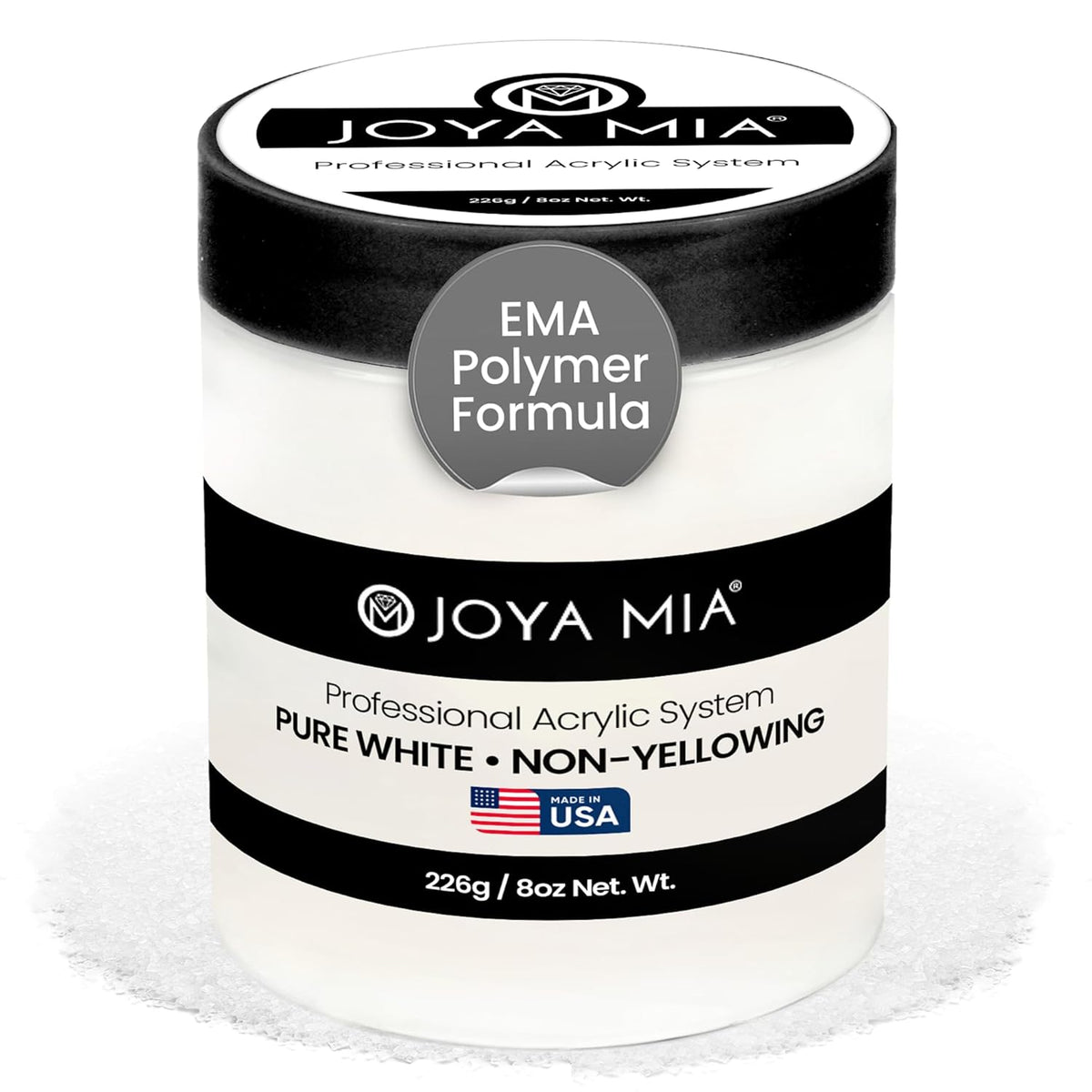 Joya Mia Acrylic Powder for Nails, MMA-Free, Super Adhesion Professional Powder for Flawless &