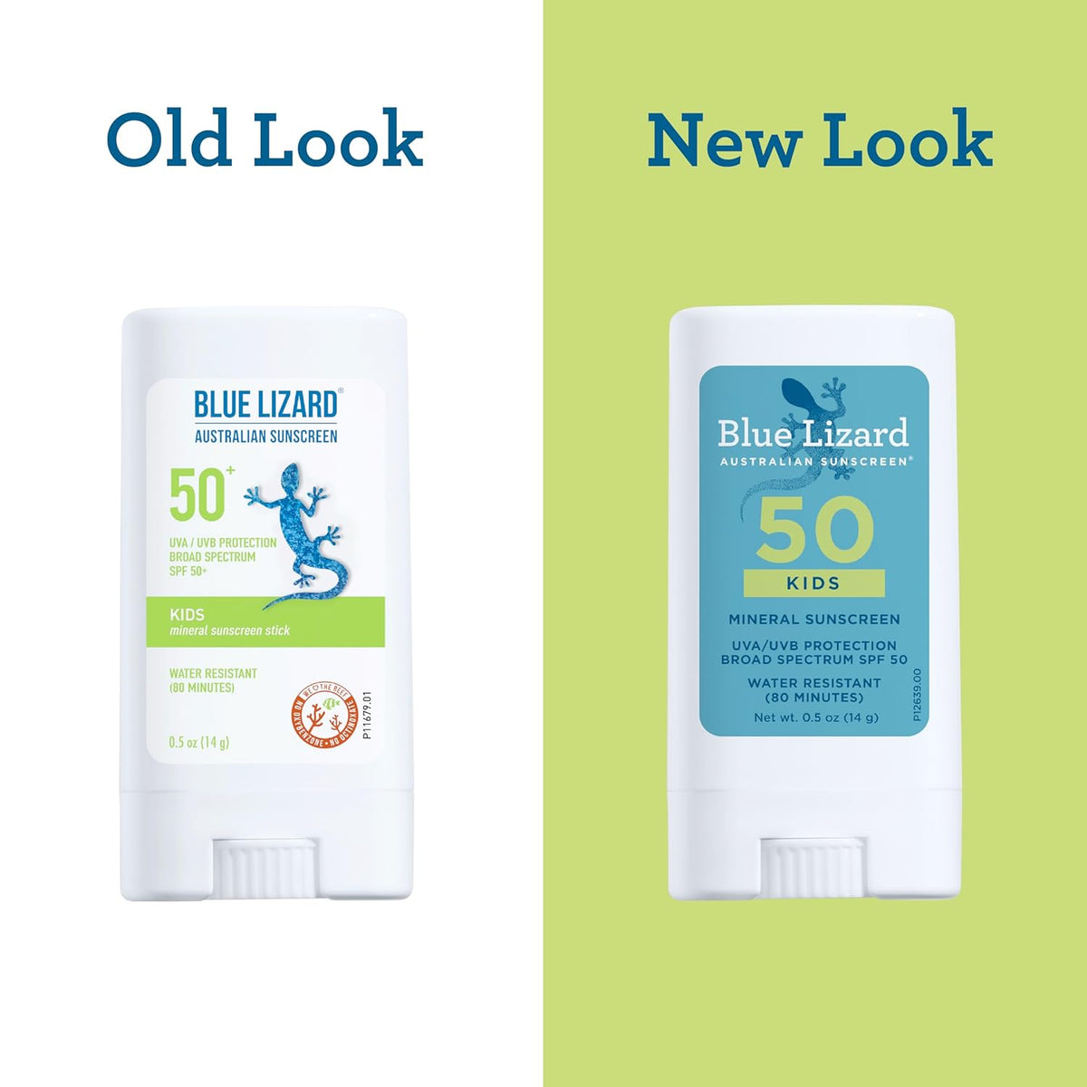 BLUE LIZARD Mineral Sunscreen Stick with Zinc Oxide SPF 50+ Water Resistant UVA/UVB Protection Easy