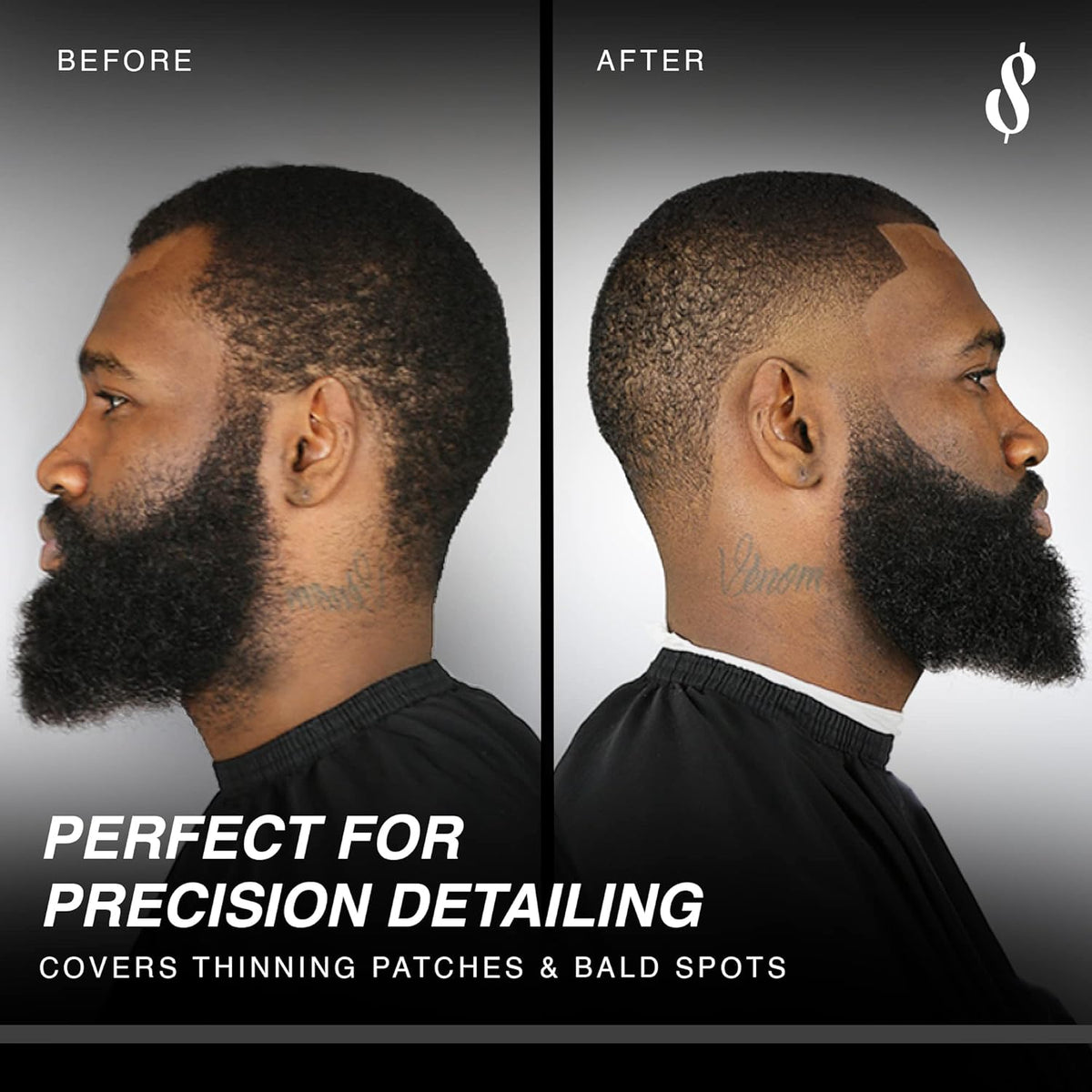 The Rich Barber N'Hance Pro Barber Kit II - 4-in-1 Hair & Beard Styling Set with Keratin-Infused