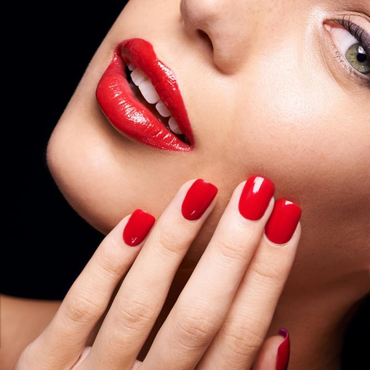 Major Dijit Quick Dry Nail Polish Rose Red Summer Nail Lacquer for Nail Art Regular Nail Polish