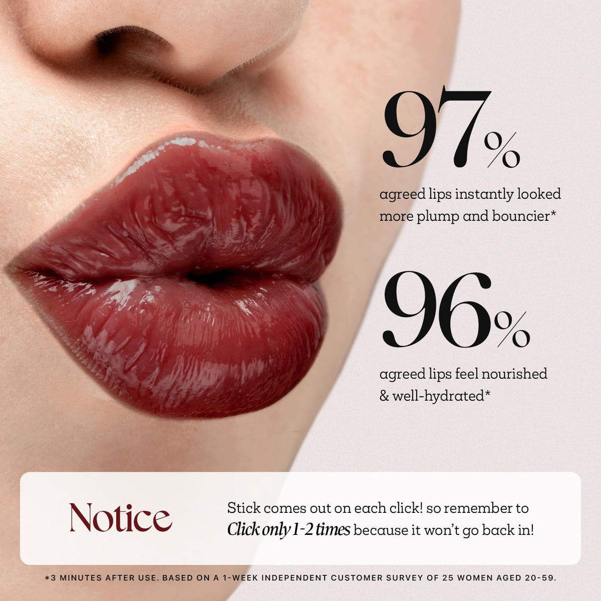Nature Republic HONEY MELTING LIP PLUMPING (22 BERRY CHILL) SOFT LIP STICK, Hydrating Gloss