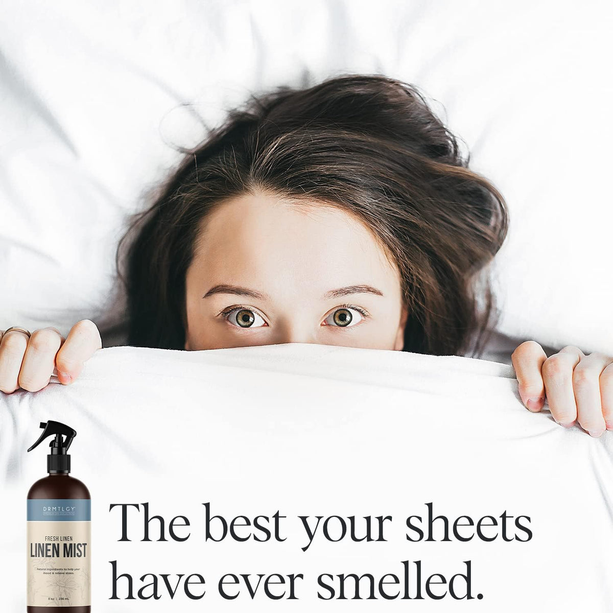 DRMTLGY Natural Fresh Linen Mist and Room Spray - Pure Essential Oils for a Pillow Spray, Linen