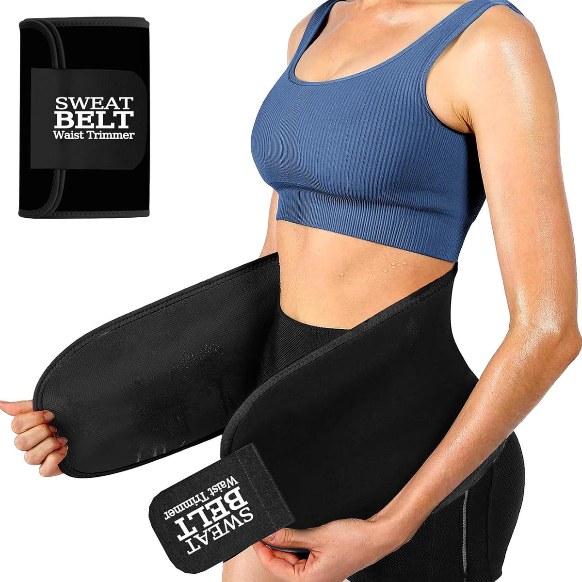 ZPP Waist Trainer for Women and Men, Neoprene Sweat Band Waist Trimmer Belt Slimming Stomach Wrap