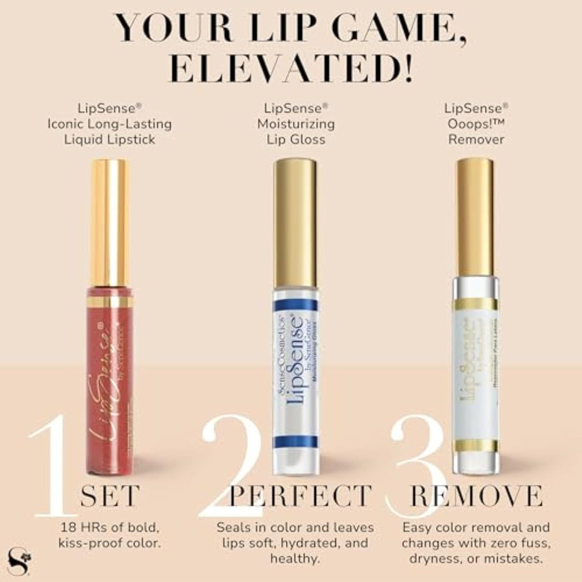 SeneGence LipSense Moisturizing Gloss – Hydrating, Long-Lasting Gloss with Shea Butter & Vitamin E