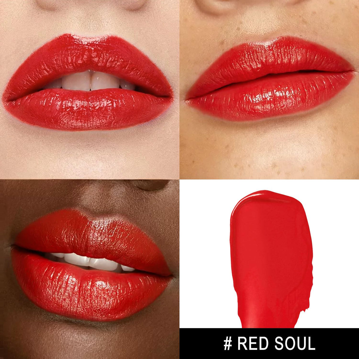 MAKI YIKA Moisture Red Lipstick for Women Hydrated Tinted Lip Balm for Dry Cracked Lips Weightless