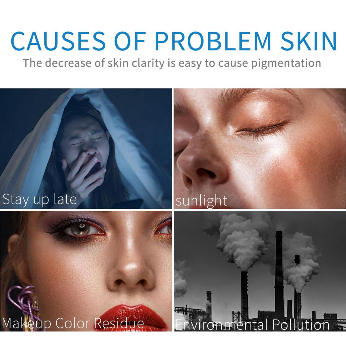 Hyaluronic Acid Serum with Collagen Vitamin E Oil for Skin Care, Hydrating, Brightening Serum for