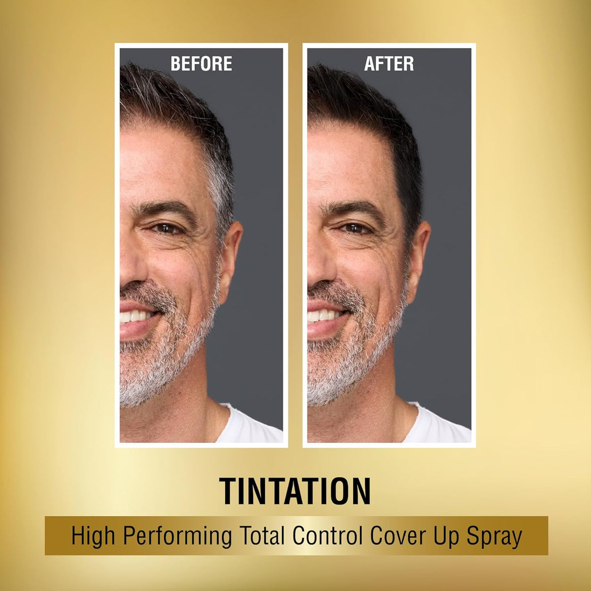 RED by Kiss 1.5OZ. Tintation Temporary Hair Color Spray, Instant Gray Root Cover Up