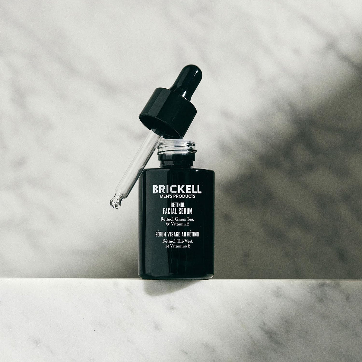 Brickell Men's Retinol Skin Care Serum Treatment For Firming Face Lines & Eye Wrinkles, Deep
