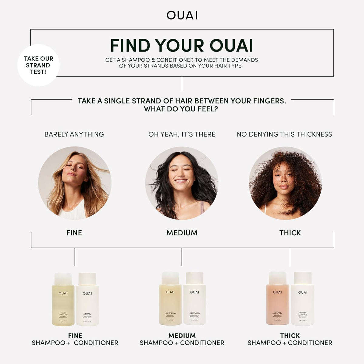 OUAI Thick Hair Mask - Deep Conditioning Hair Mask with Almond Oil, Olive Oil, & Hydrolyzed Keratin