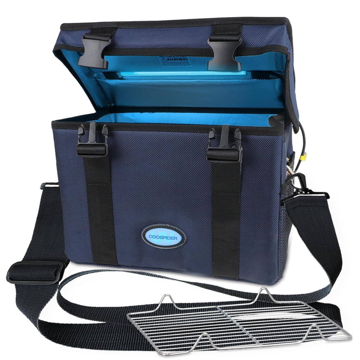 UV Light Sanitizer Box, Portable Foldable Cleaner and Sanitizing Machine with 3-level Timer, UV