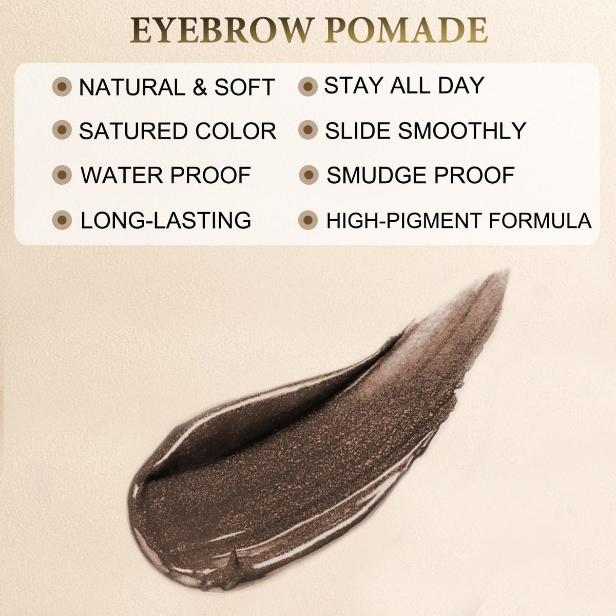 LAVONE Eyebrow Stamp Pencil Kit for Eyebrows Makeup, with Waterproof Eyebrow Pencil, Eyeliner