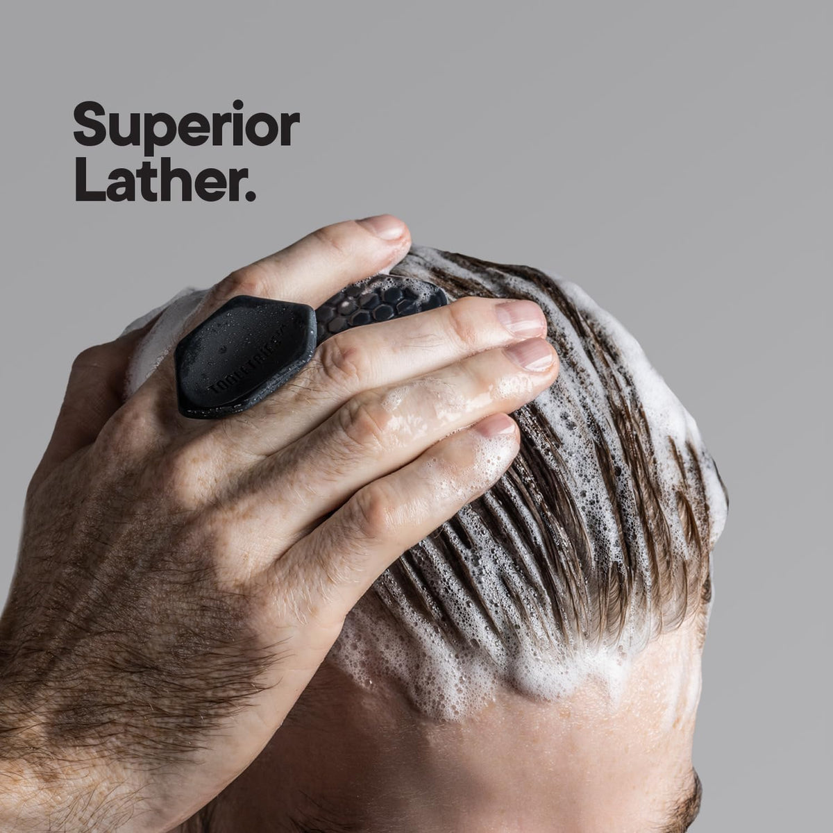 TOOLETRIES Scalp Scrubber - Silicone Exfoliating Hair Scrubber for Men, Bath & Shower Accessories