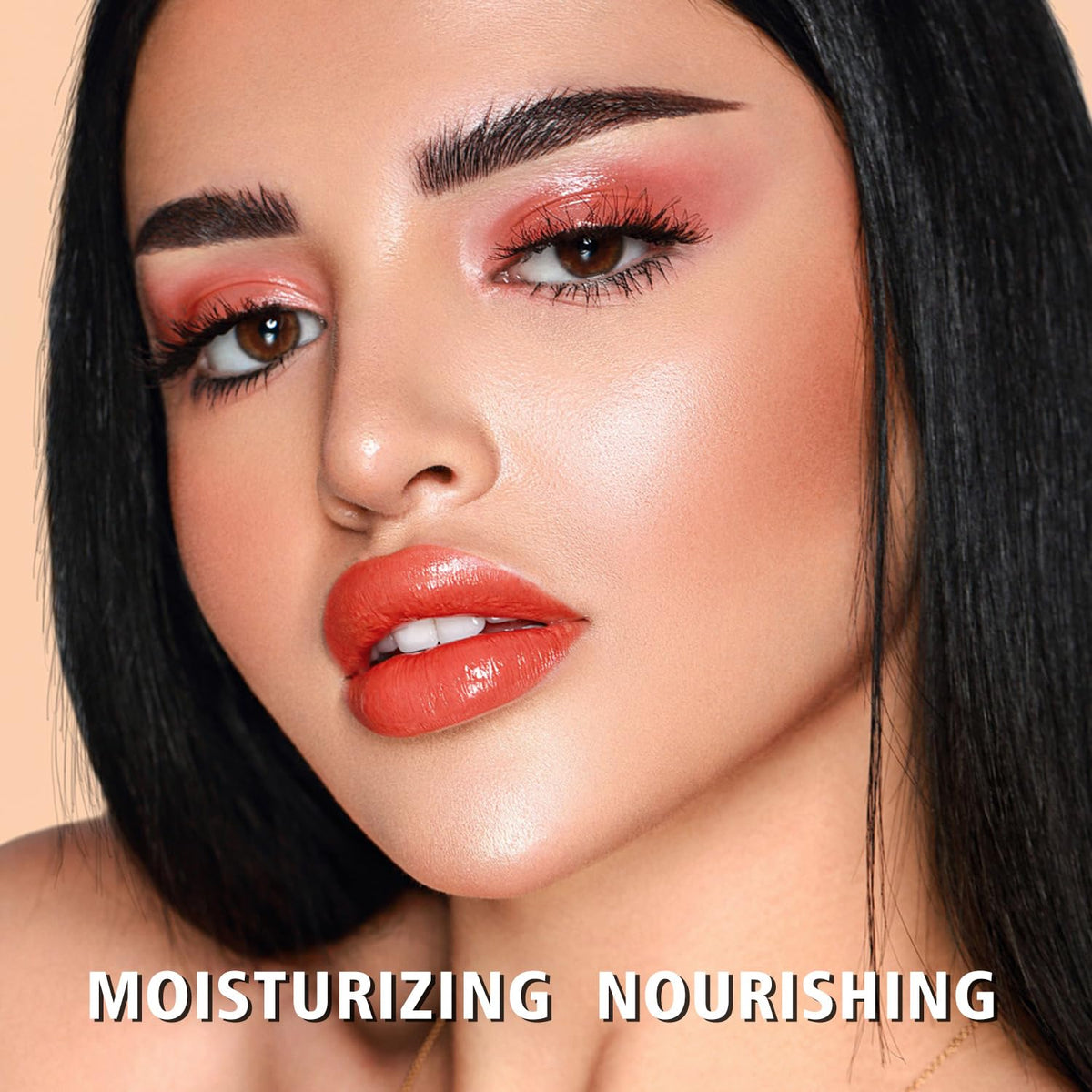 MAKI YIKA Moisture Red Lipstick for Women Hydrated Tinted Lip Balm for Dry Cracked Lips Weightless